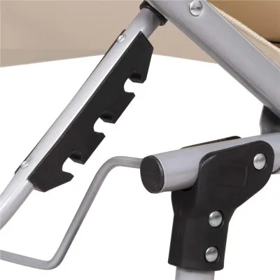 Záhradné polohovacie lehátko SPRINGOS POOL béžové