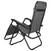 Záhradné polohovacie kreslo SPRINGOS ZERO GRAVITY šedé