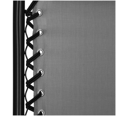 Záhradné polohovacie kreslo SPRINGOS ZERO GRAVITY šedé