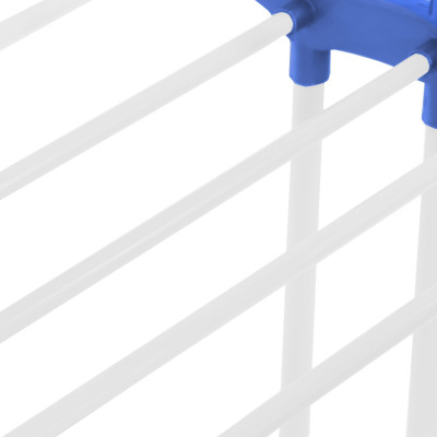 Vertikálny sušiak na bielizeň SPRINGOS MIXER bielo-modrý