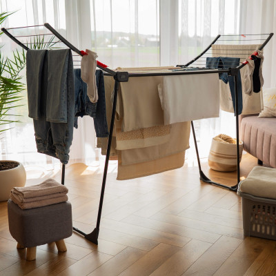 Sušiak na bielizeň SPRINGOS VERTEX