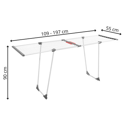 Sušiak na bielizeň SPRINGOS HORIZON