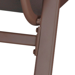 Set 4x Záhradné kreslo SPRINGOS MONZA GF0073 hnedé