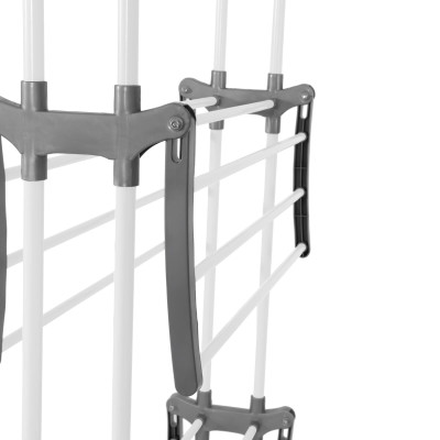 Vertikálny sušiak na bielizeň SPRINGOS MIXER bielo-sivý