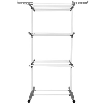 Vertikálny sušiak na bielizeň SPRINGOS MIXER bielo-sivý