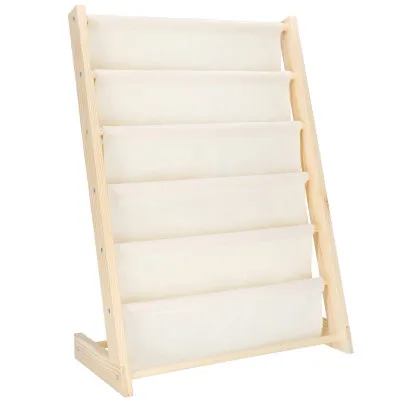 Detský stojan na knižky organizér SPRINGOS BC0001 prírodný