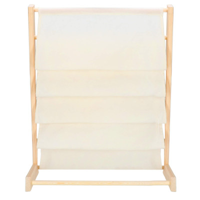 Detský stojan na knižky organizér SPRINGOS BC0001 prírodný