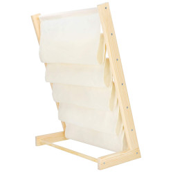 Detský stojan na knižky organizér SPRINGOS BC0001 prírodný