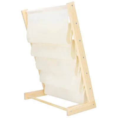 Detský stojan na knižky organizér SPRINGOS BC0001 prírodný