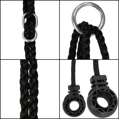 Záhradná hojdačka 110 cm SPRINGOS SN028 ČAPÍ HNIEZDO multicolor