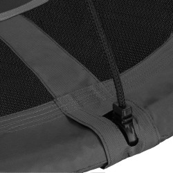 Záhradná hojdačka 110 cm SPRINGOS SN027 ČAPÍ HNIEZDO šedá