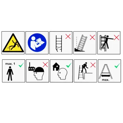 Oceľové schodíky 4 stupne SPRINGOS LD0097