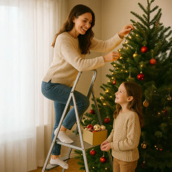 Oceľové schodíky 4 stupne SPRINGOS LD0097