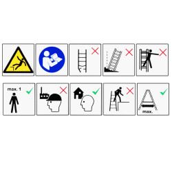Oceľové schodíky 3 stupne SPRINGOS LD0098