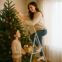 Oceľové schodíky 3 stupne SPRINGOS LD0098