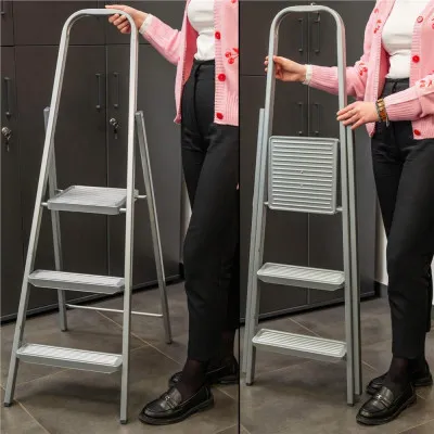 Oceľové schodíky 3 stupne SPRINGOS LD0098