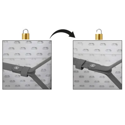 Záhradná lavica 183x30 cm SPRINGOS GF0094 biela