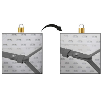 Záhradná lavica 183x30 cm SPRINGOS GF0094 biela