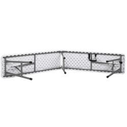 Záhradná lavica 183x30 cm SPRINGOS GF0094 biela