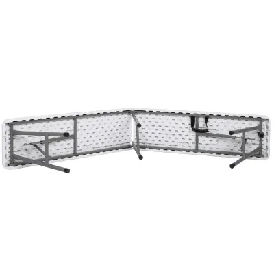 Záhradná lavica 183x30 cm SPRINGOS GF0094 biela