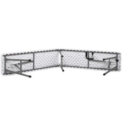 Záhradná lavica 183x30 cm SPRINGOS GF0094 biela