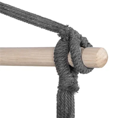 Závesné hojdacie kreslo 130x100 cm SPRINGOS BORGO IV šedé