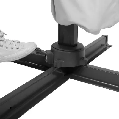 Záhradný slnečník 290x390 cm SPRINGOS GU0048 svetlo šedý