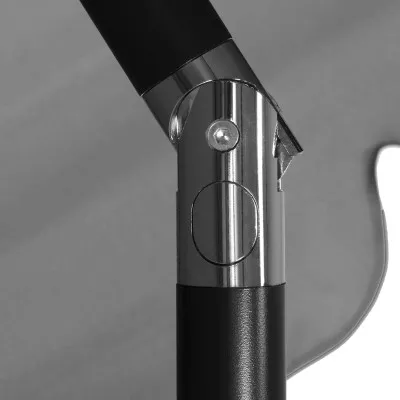 Záhradný slnečník 120x200 cm SPRINGOS GU0038 sivý