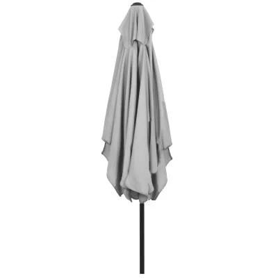 Záhradný slnečník 120x200 cm SPRINGOS GU0038 sivý