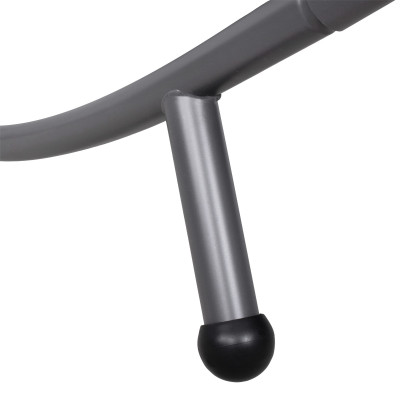 Dvojmiestne záhradné lehátko so strieškou SPRINGOS IBIZA čierne