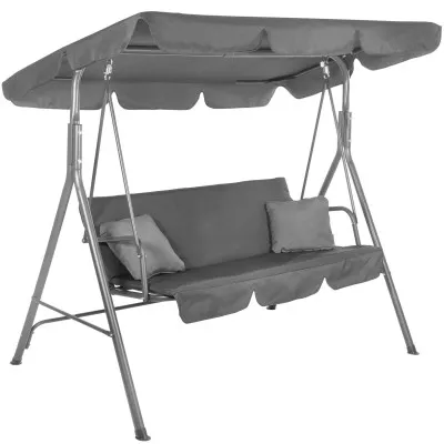Strieška pre záhradné hojdačky 220x115 cm cm SPRINGOS GS0003R šedá