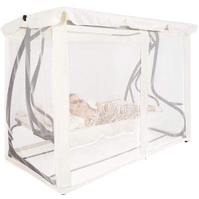 Moskytiéra pre záhradné hojdačky 165x680 cm SPRINGOS GS0025M béžová