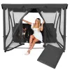 Moskytiéra pre záhradné hojdačky 165x680 cm SPRINGOS GS0026M sivá