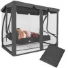 Moskytiéra pre záhradné hojdačky 165x680 cm SPRINGOS GS0026M sivá