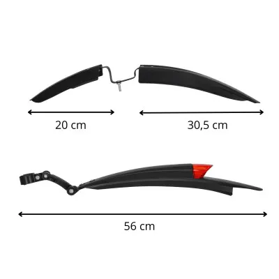 Blatníky na bicykel SPRINGOS BA0085 sada 2ks