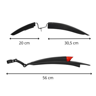 Blatníky na bicykel SPRINGOS BA0085 sada 2ks