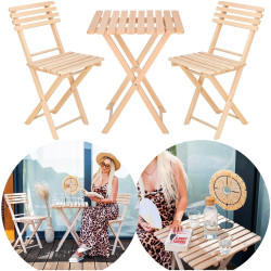 Zostava záhradného nábytku SPRINGOS PROVANCE prírodná