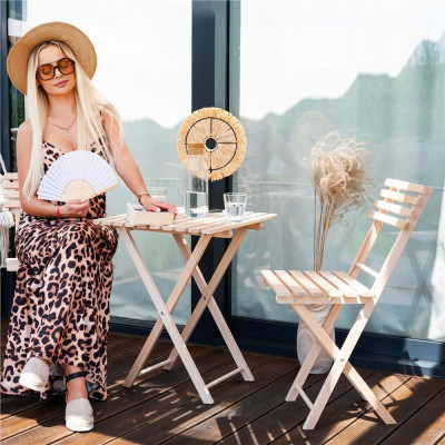 Zostava záhradného nábytku SPRINGOS PROVANCE prírodná