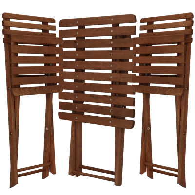 Zostava záhradného nábytku SPRINGOS PROVANCE tmavo hnedá