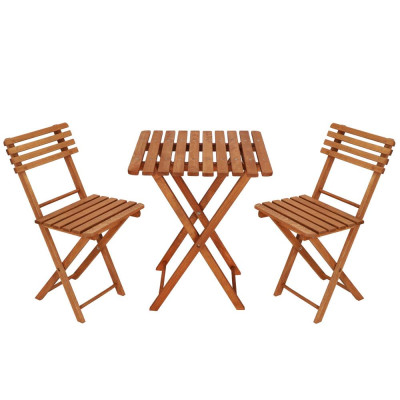 Zostava záhradného nábytku SPRINGOS PROVANCE svetlo hnedá