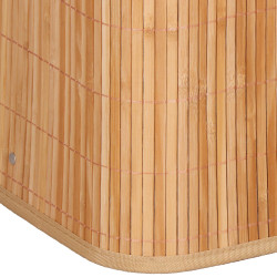 Kôš na bielizeň dvojdielny 100l SPRINGOS LUMORA bambus prírodný