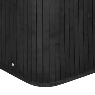 Kôš na bielizeň dvojdielny 100l SPRINGOS NUVIRA bambus čierny