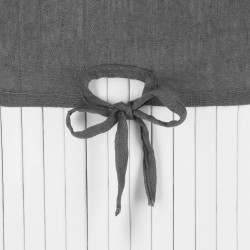 Kôš na bielizeň rohový 60l SPRINGOS MIREVA bambus biely