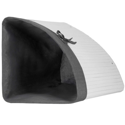 Kôš na bielizeň rohový 60l SPRINGOS MIREVA bambus biely