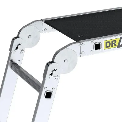 Multifunkčný rebrík 4x3 priečky + podlaha FSC DRABEST DU4x3 PRO