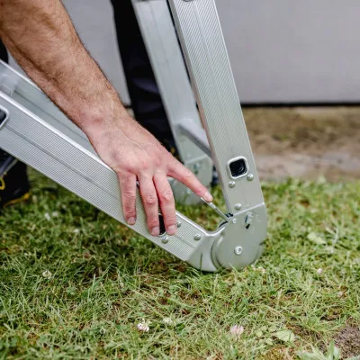 Multifunkčný rebrík 4x3 priečky DRABEST DU4x3 HOME 125 kg