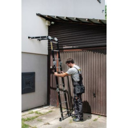 Multifunkčný rebrík 4x3 priečky + podlaha DRABEST DU4x3 STEEL 125 kg