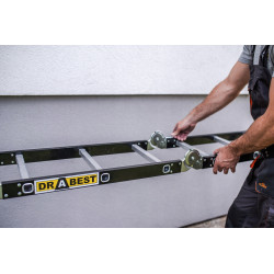Multifunkčný rebrík 4x3 priečky DRABEST DU4x3 STEEL 125 kg