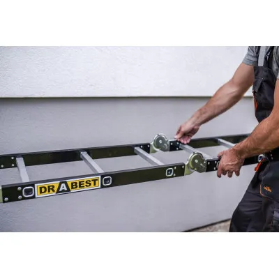 Multifunkčný rebrík 4x3 priečky DRABEST DU4x3 STEEL 125 kg