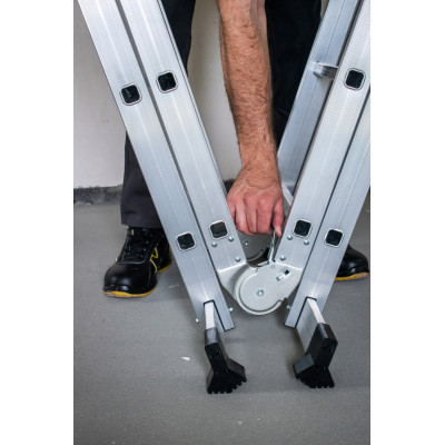 Multifunkčný rebrík 4x4 priečky DRABEST DU4x4 HOME 125 kg